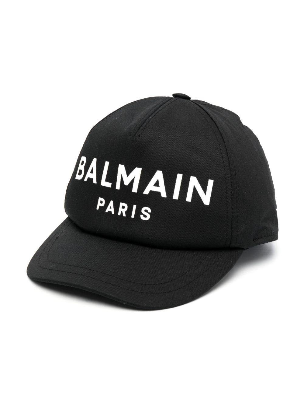 Balmain Kids logo-print cotton cap - Black von Balmain Kids