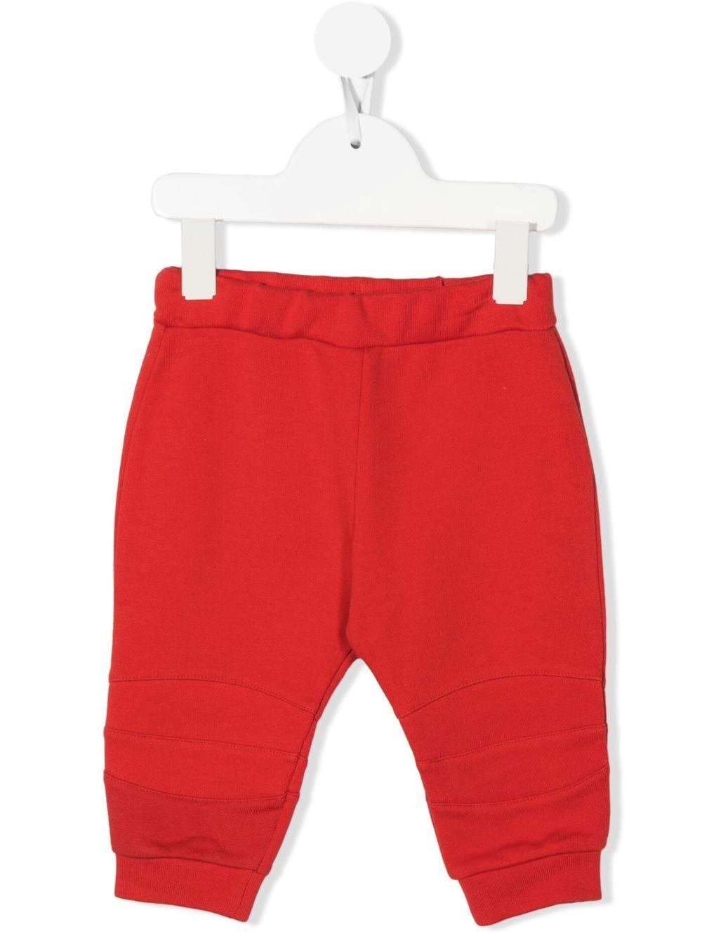 Balmain Kids logo-print cotton track pants - Red von Balmain Kids