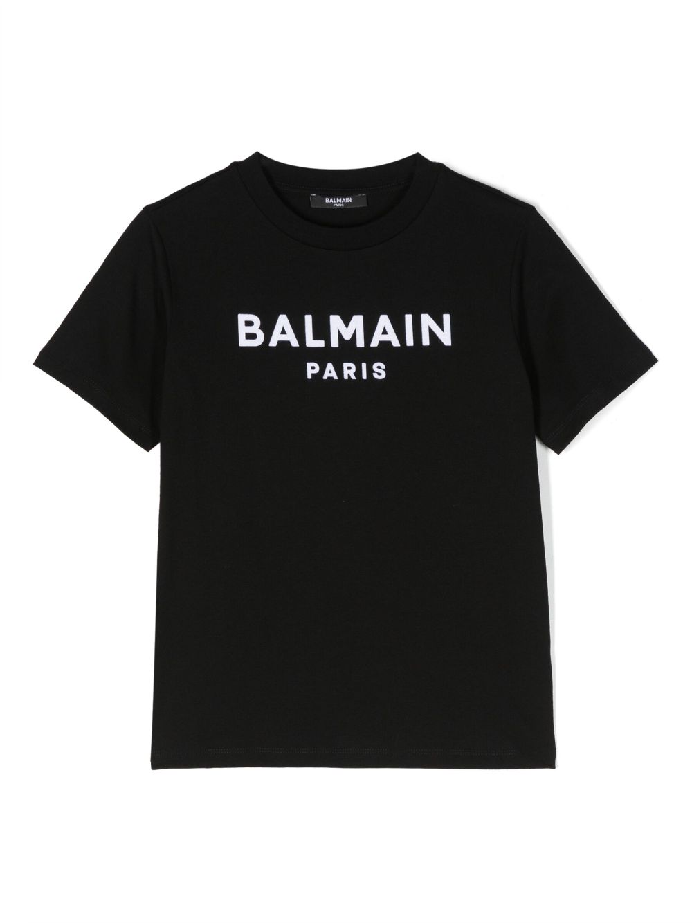 Balmain Kids logo-print crew-neck T-shirt - Black von Balmain Kids