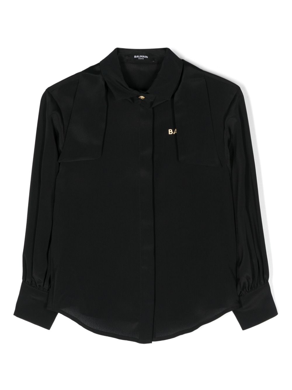 Balmain Kids logo-print shirt - Black von Balmain Kids