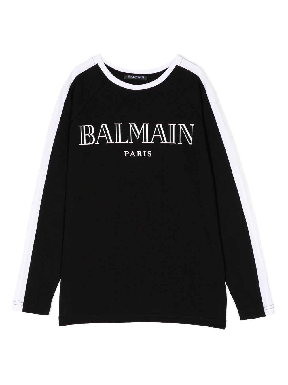 Balmain Kids logo-print short-sleeve T-shirt - Black von Balmain Kids
