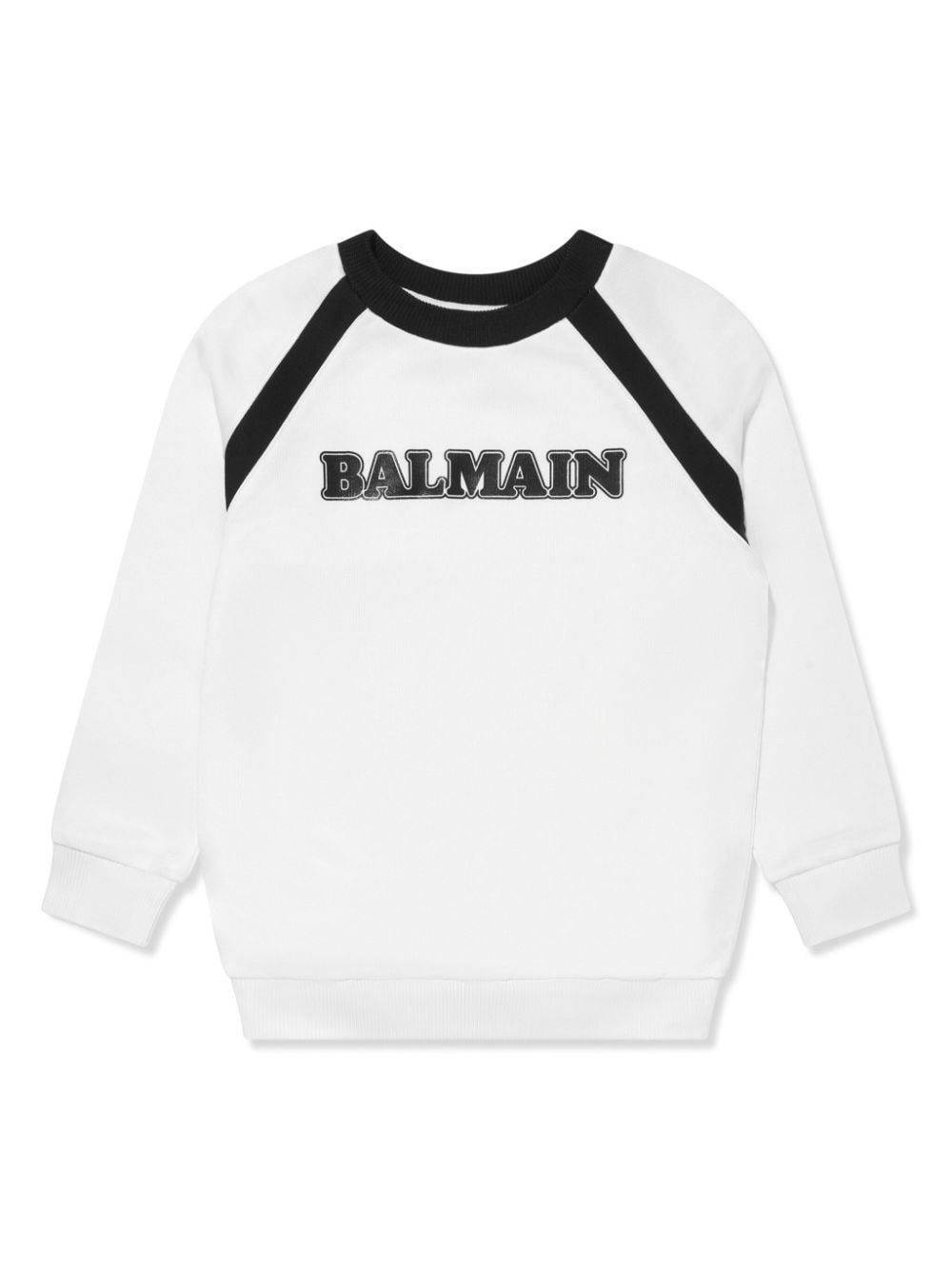 Balmain Kids logo-print sweatshirt - White von Balmain Kids