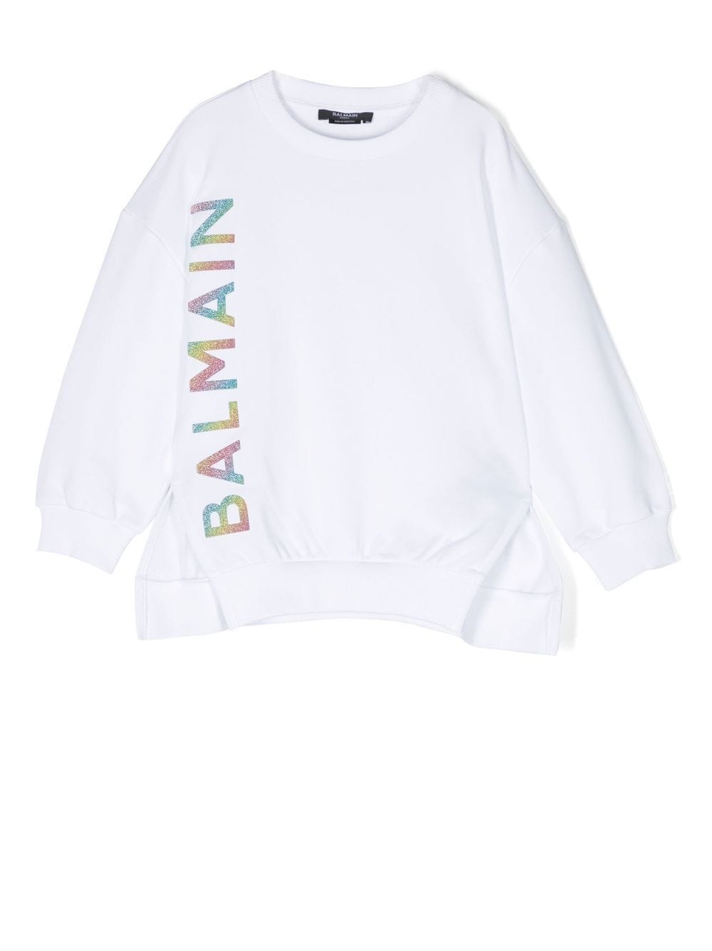 Balmain Kids logo-print sweatshirt - White von Balmain Kids