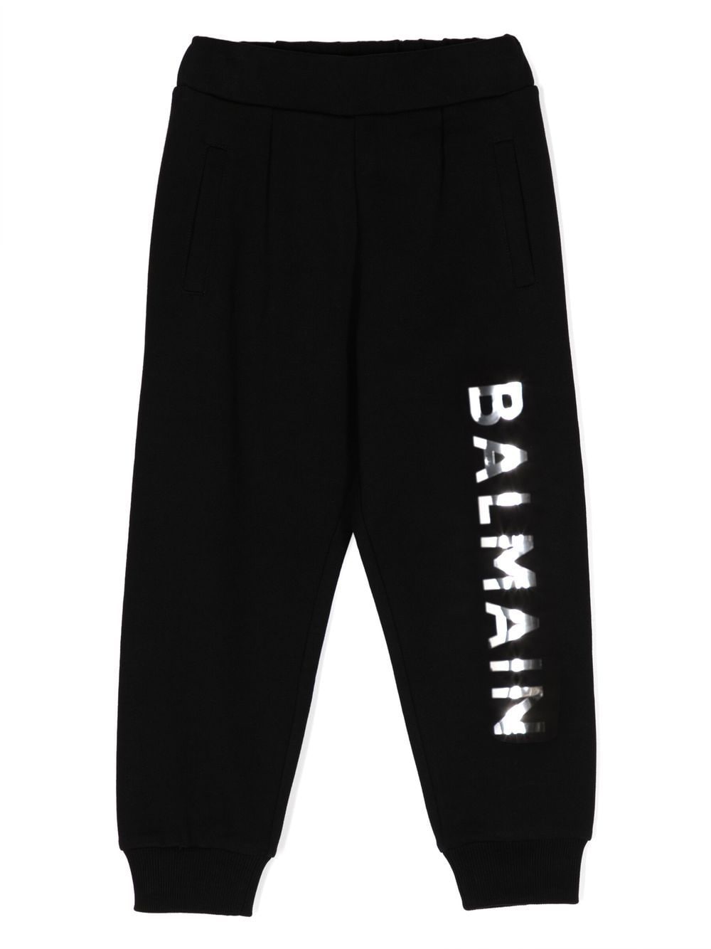 Balmain Kids logo-print track pants - Black von Balmain Kids