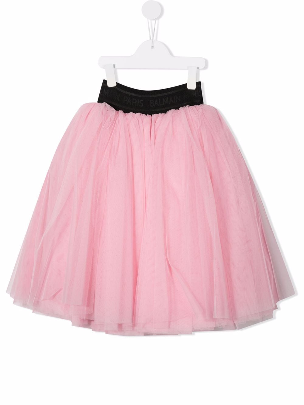 Balmain Kids logo-waistband tutu - Pink von Balmain Kids