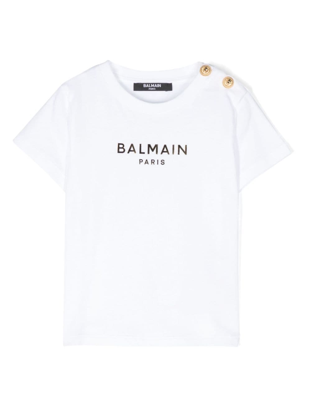 Balmain Kids raised-logo T-shirt - White von Balmain Kids