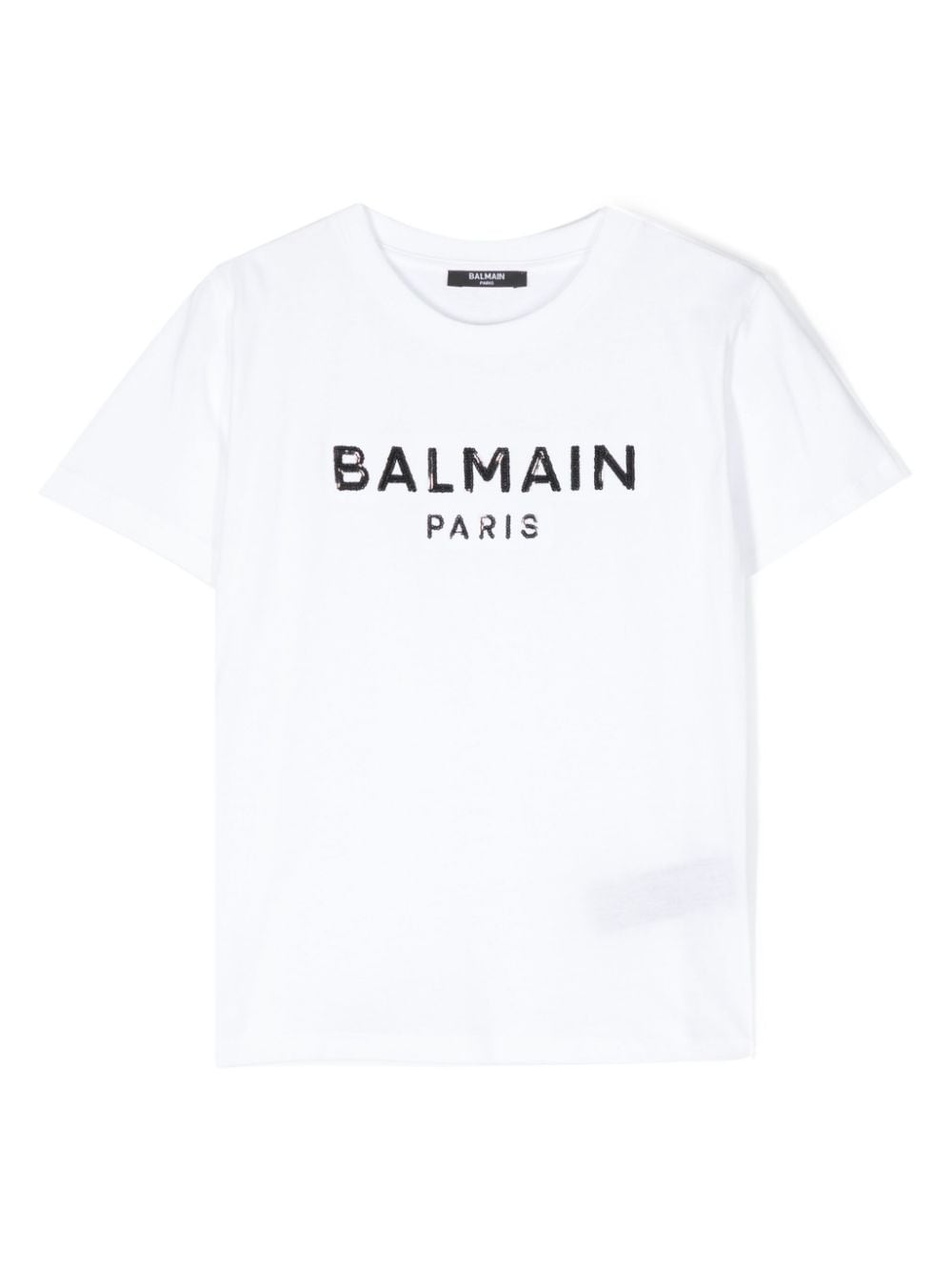 Balmain Kids sequin-logo T-shirt - White von Balmain Kids