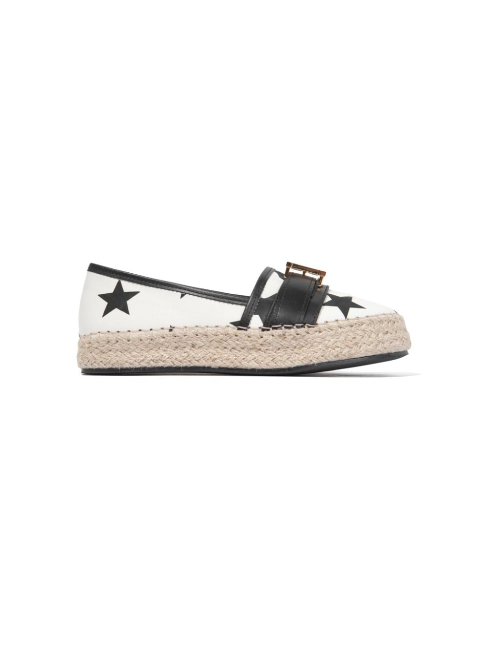 Balmain Kids star-print canvas espadrilles - Neutrals von Balmain Kids