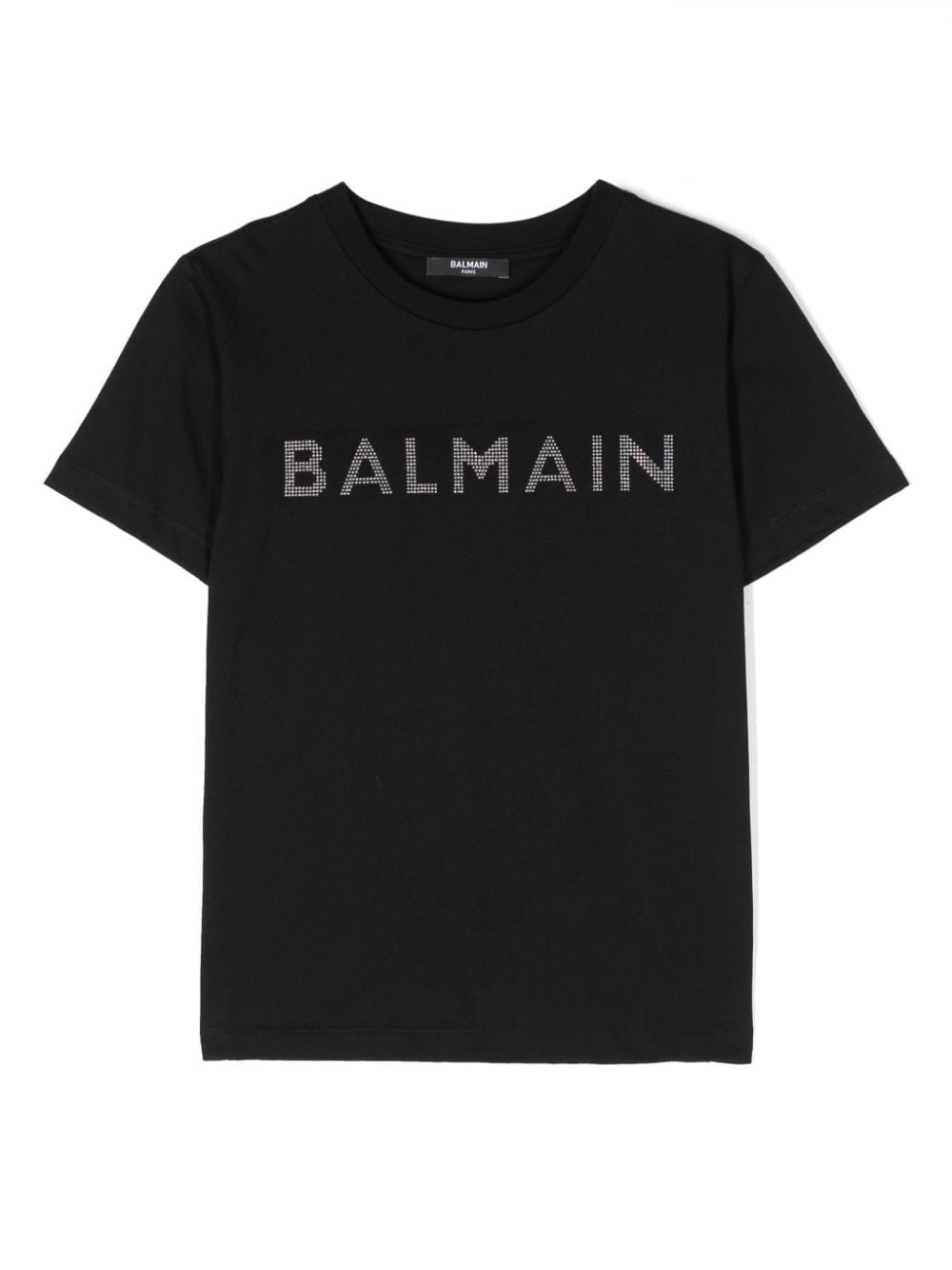 Balmain Kids stud-logo T-shirt - Black von Balmain Kids