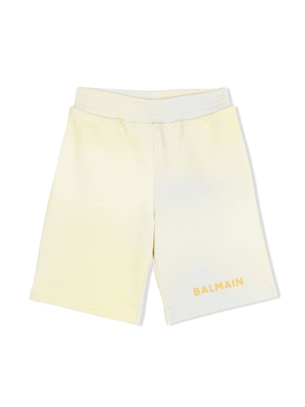 Balmain Kids tie-dye cotton shorts - Neutrals von Balmain Kids