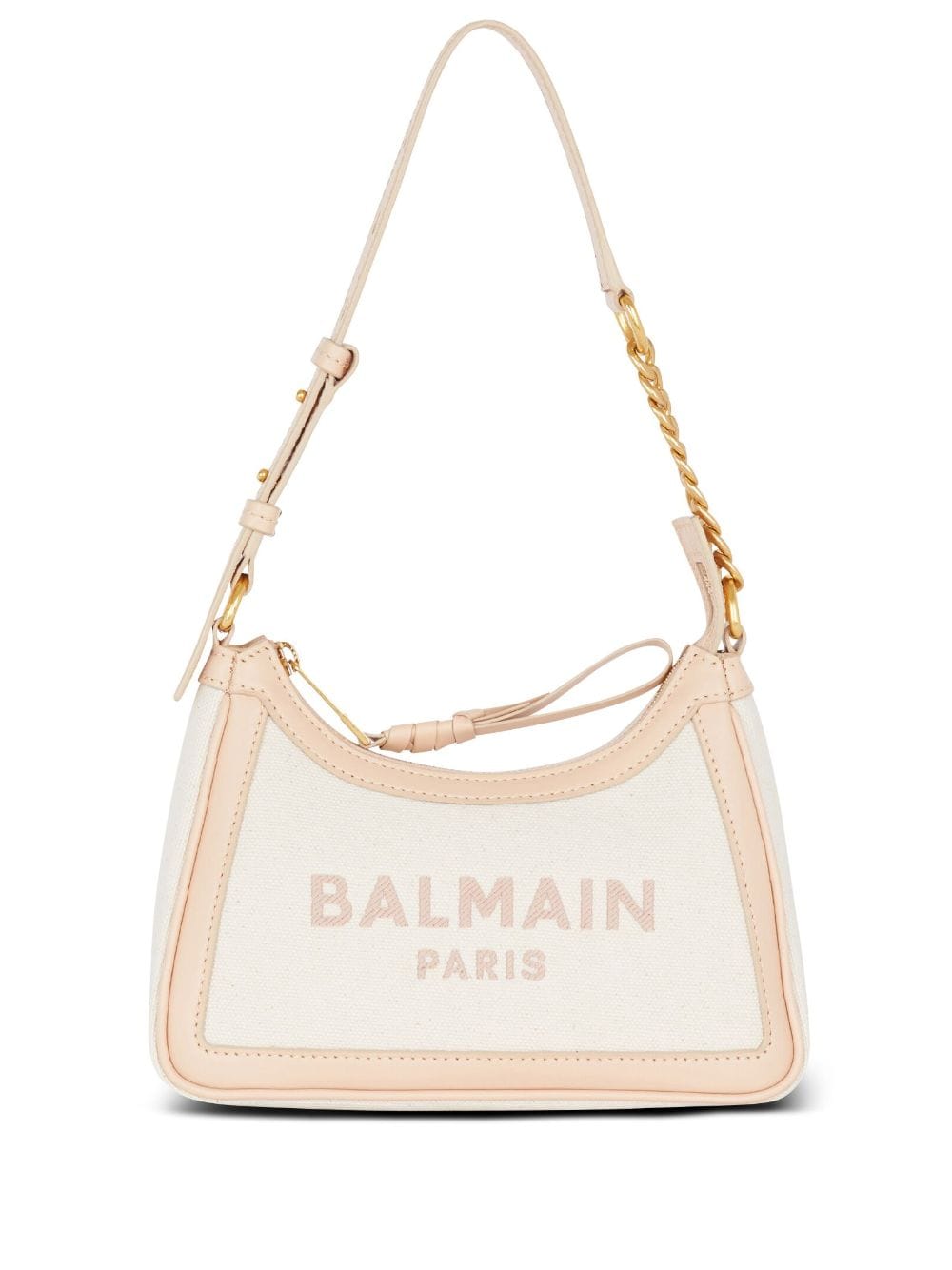 Balmain B-Army logo-embroidered shoulder bag - Neutrals von Balmain