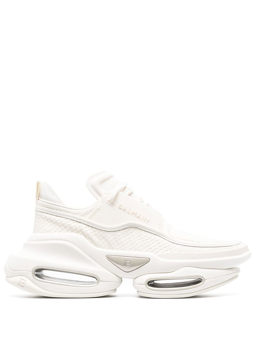 Balmain B-Bold platform sneakers - White von Balmain