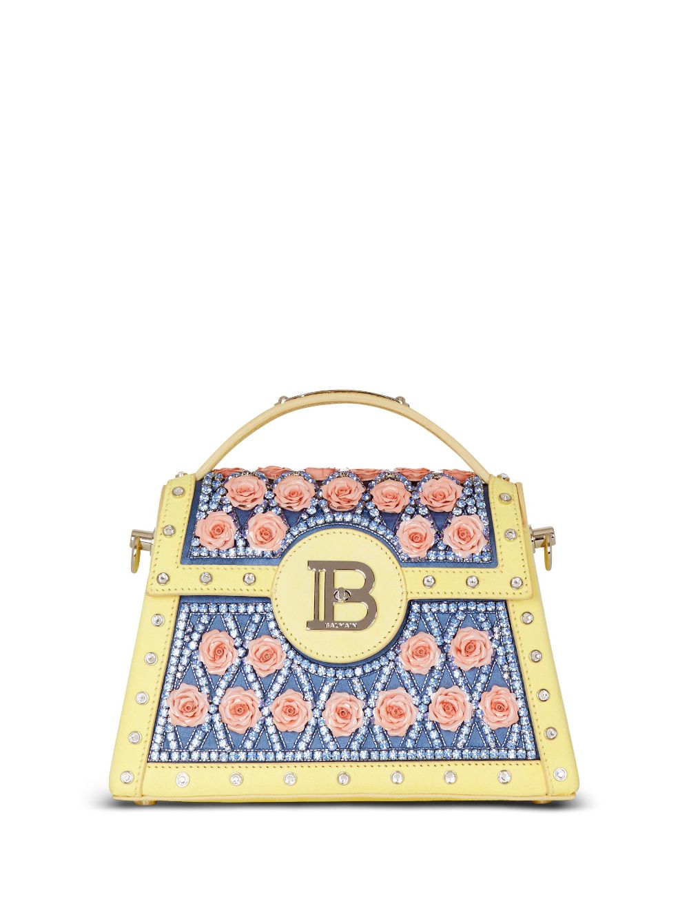 Balmain B-Buzz Dynasty embellished handbag - Yellow von Balmain