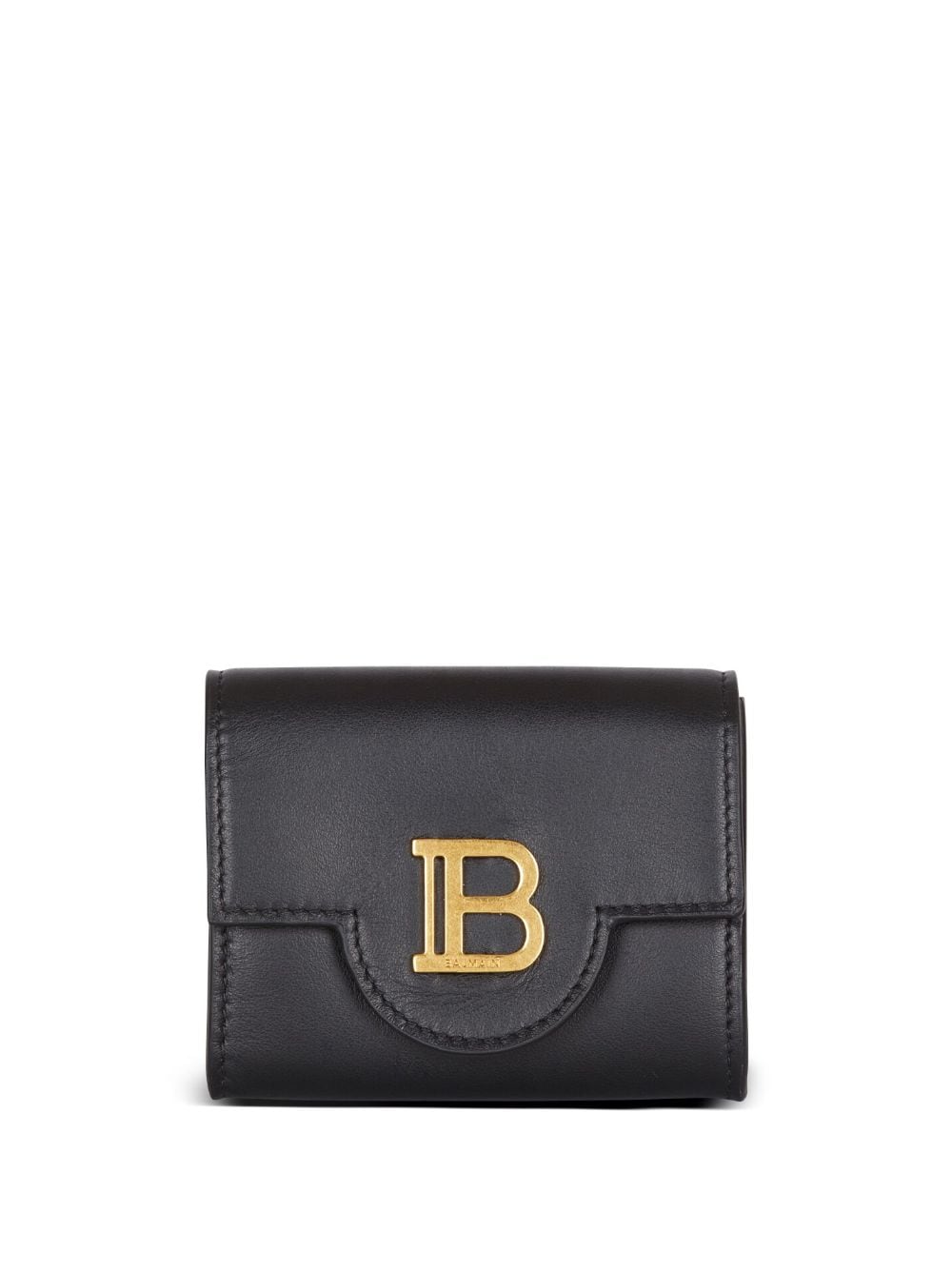 Balmain B-Buzz leather wallet - Black von Balmain