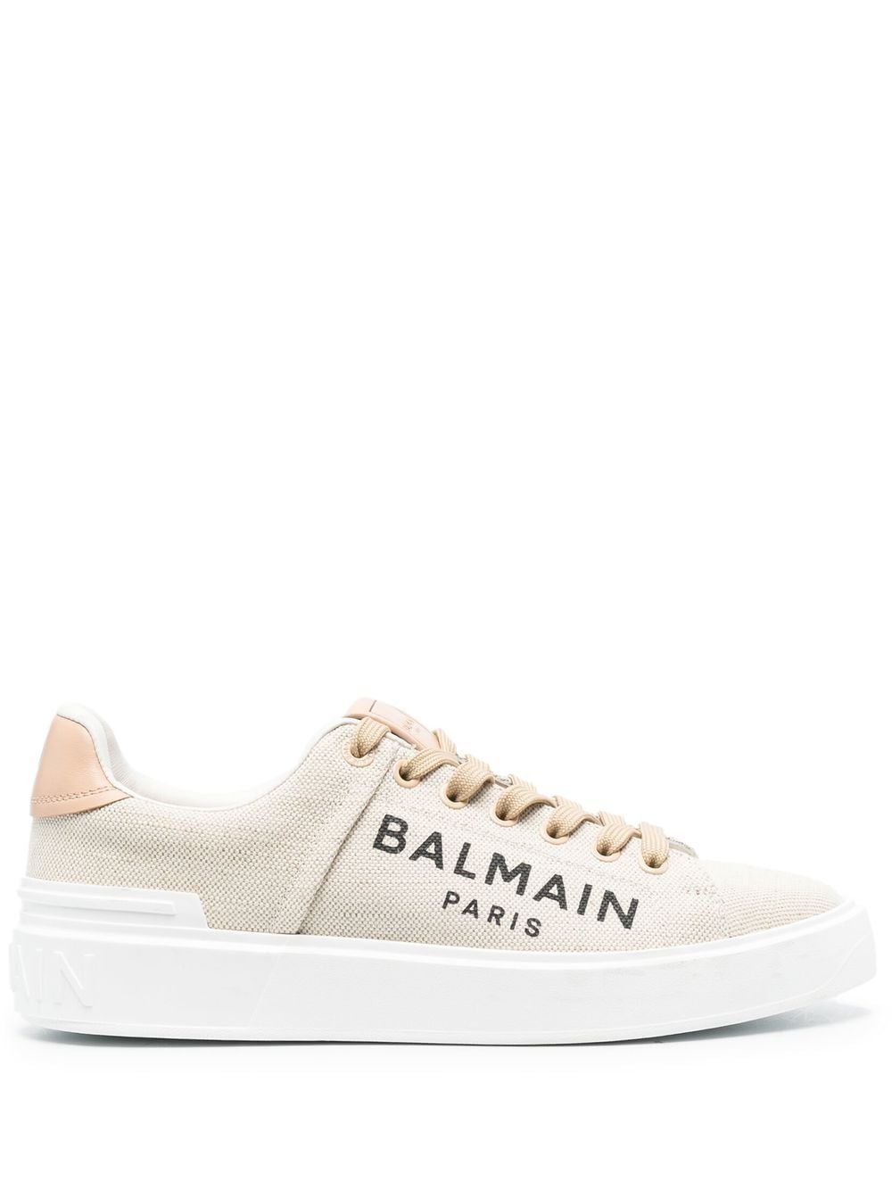 Balmain B-Court low-top sneakers - Neutrals von Balmain