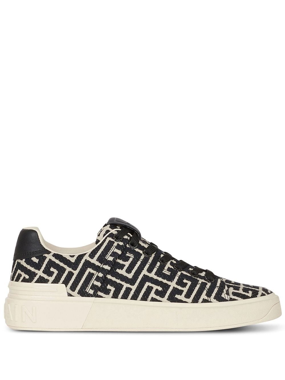 Balmain B-Court monogram sneakers - White von Balmain