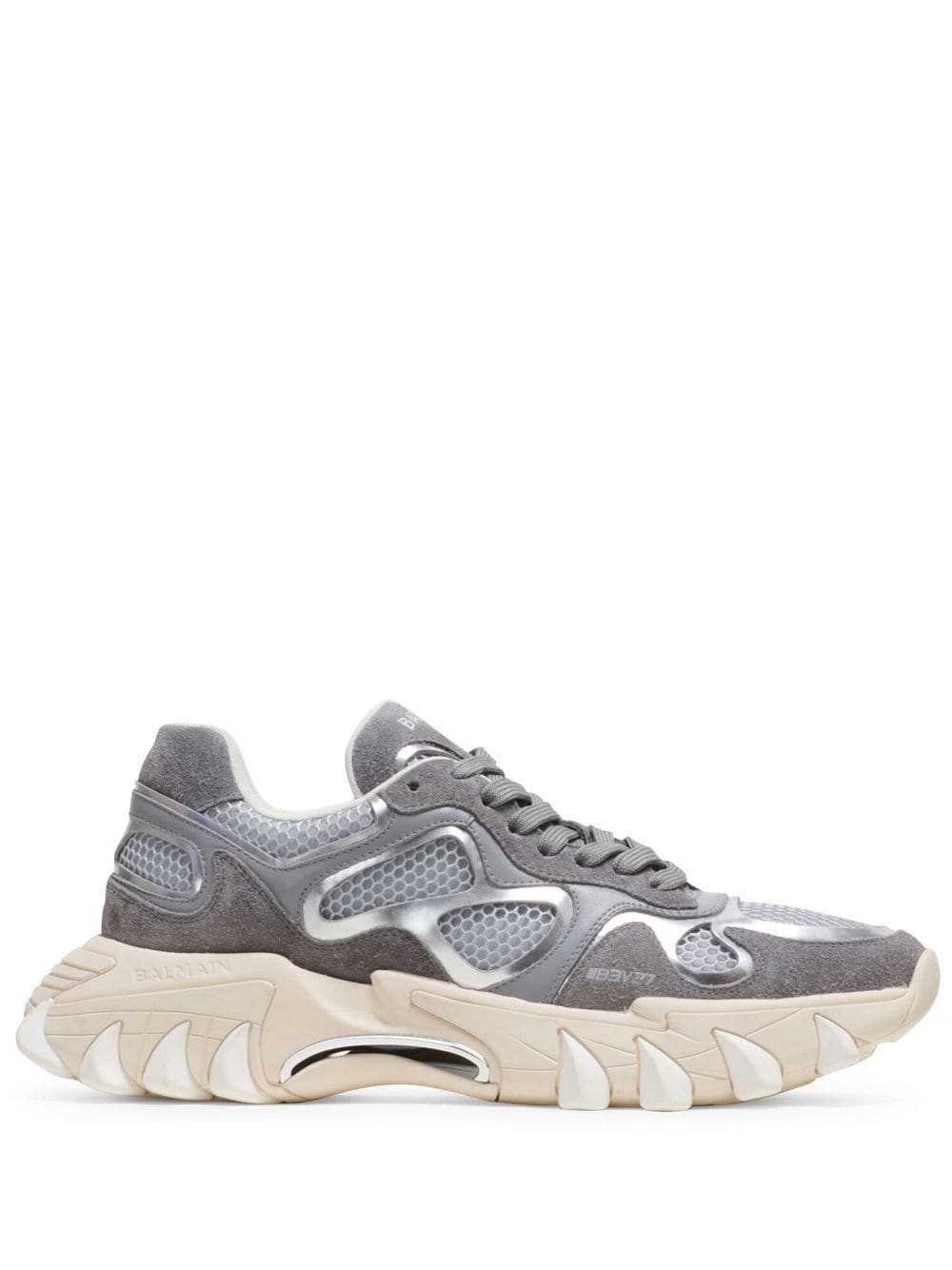 Balmain B-East panelled chunky sneakers - Grey von Balmain