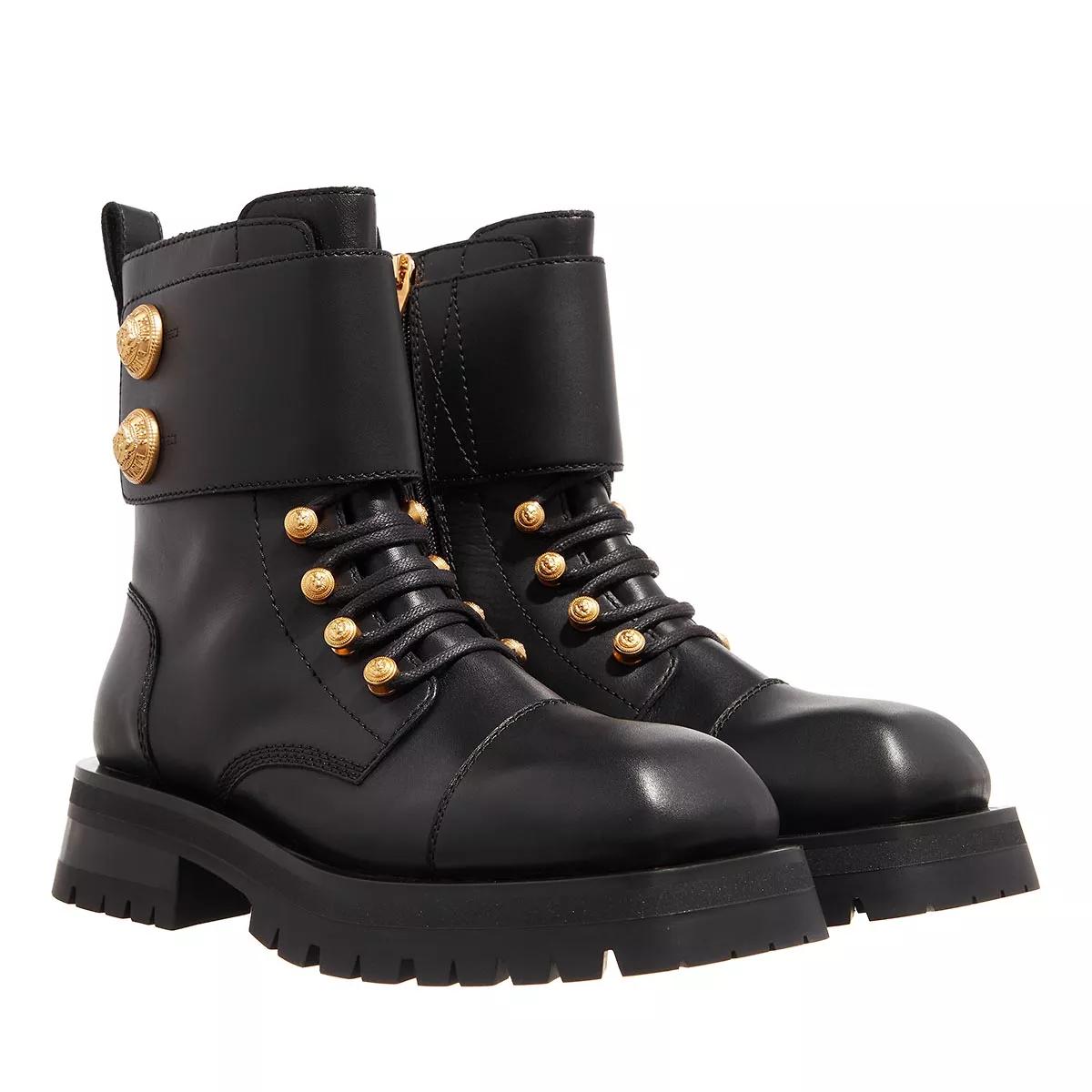 Balmain Boots & Stiefeletten - Army Ranger Boots Calfskin - Gr. 37 (EU) - in Schwarz - für Damen von Balmain