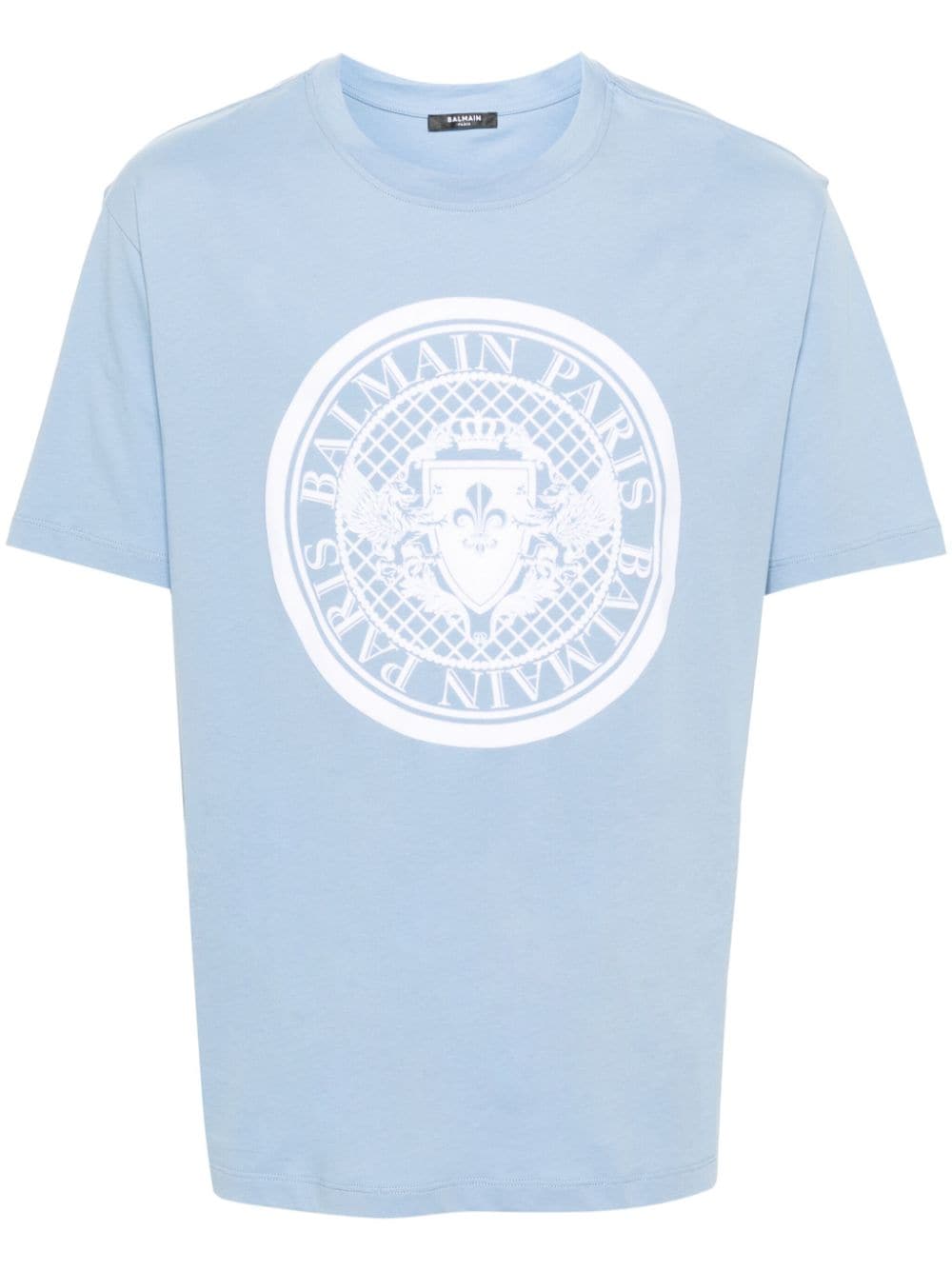 Balmain Coin cotton T-shirt - Blue von Balmain