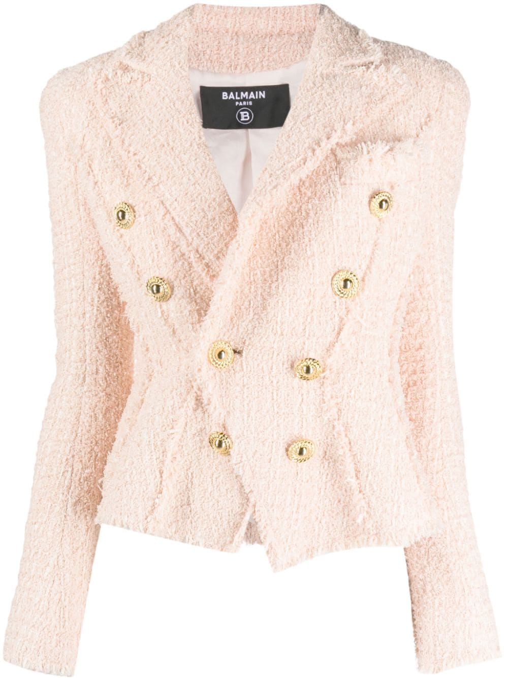 Balmain 8-Button Jolie Madame tweed jacket - Pink von Balmain