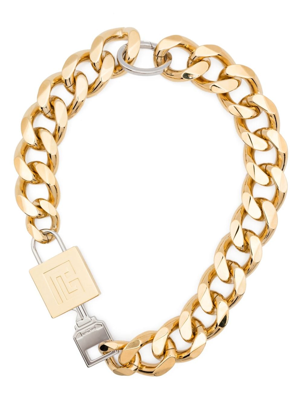 Balmain Key&Lock chain necklace - Gold von Balmain