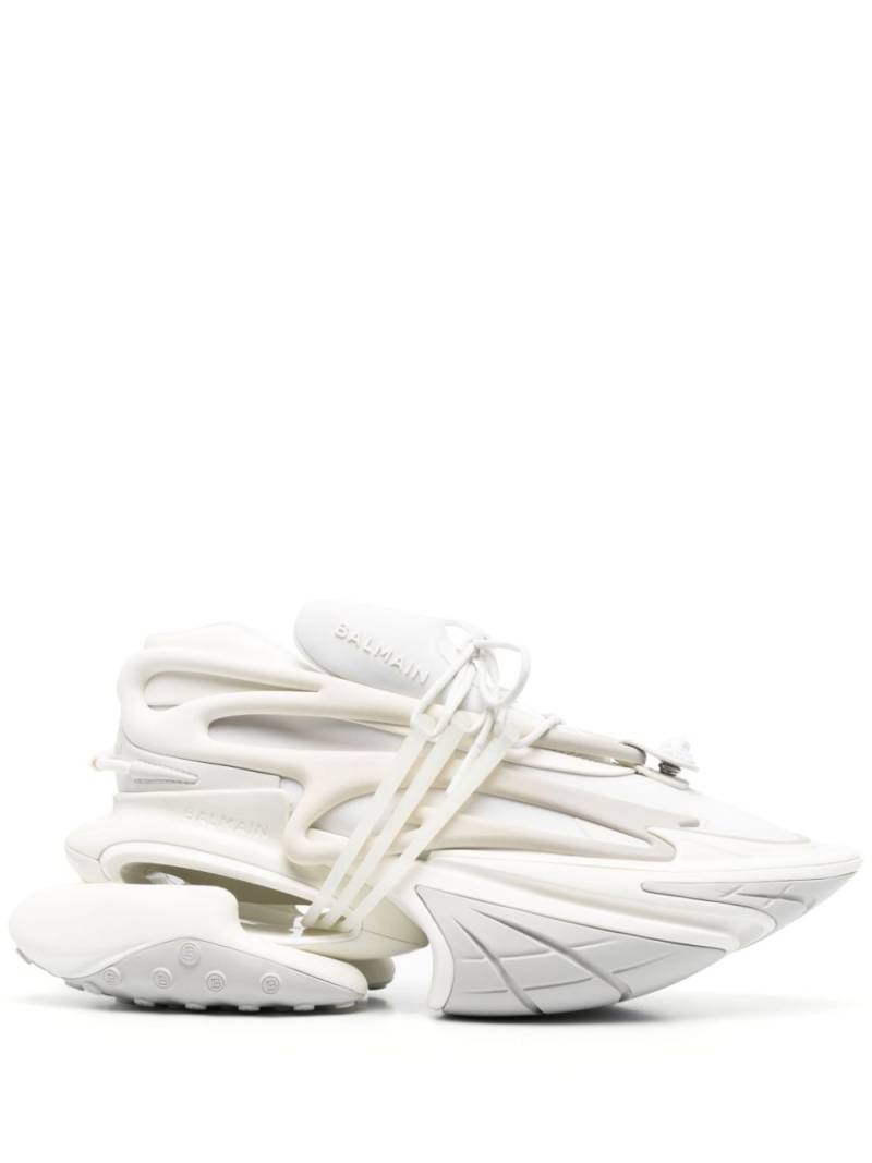 Balmain Unicorn chunky low-top sneakers - White von Balmain