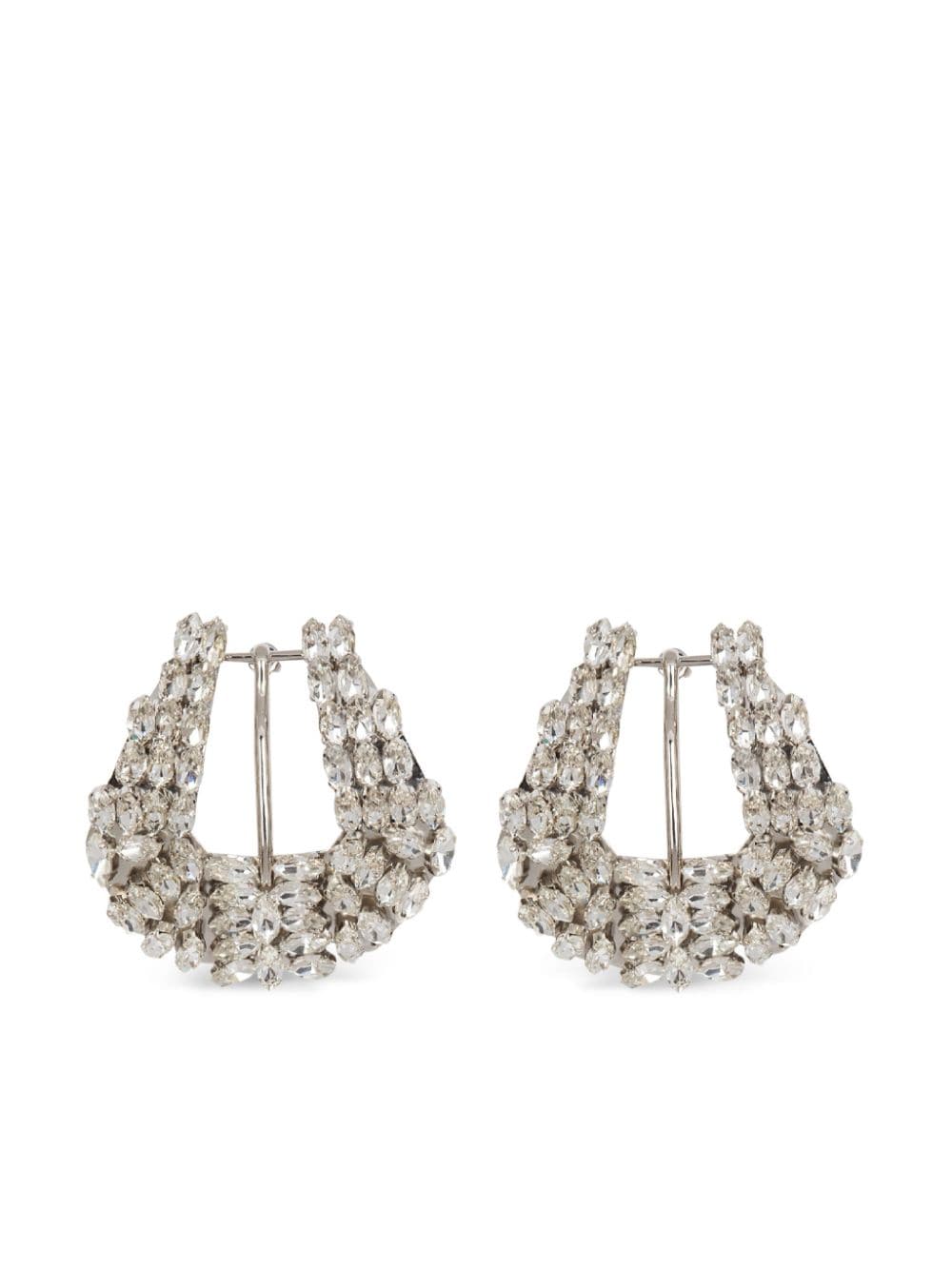 Balmain Western crystal drop earrings - Silver von Balmain