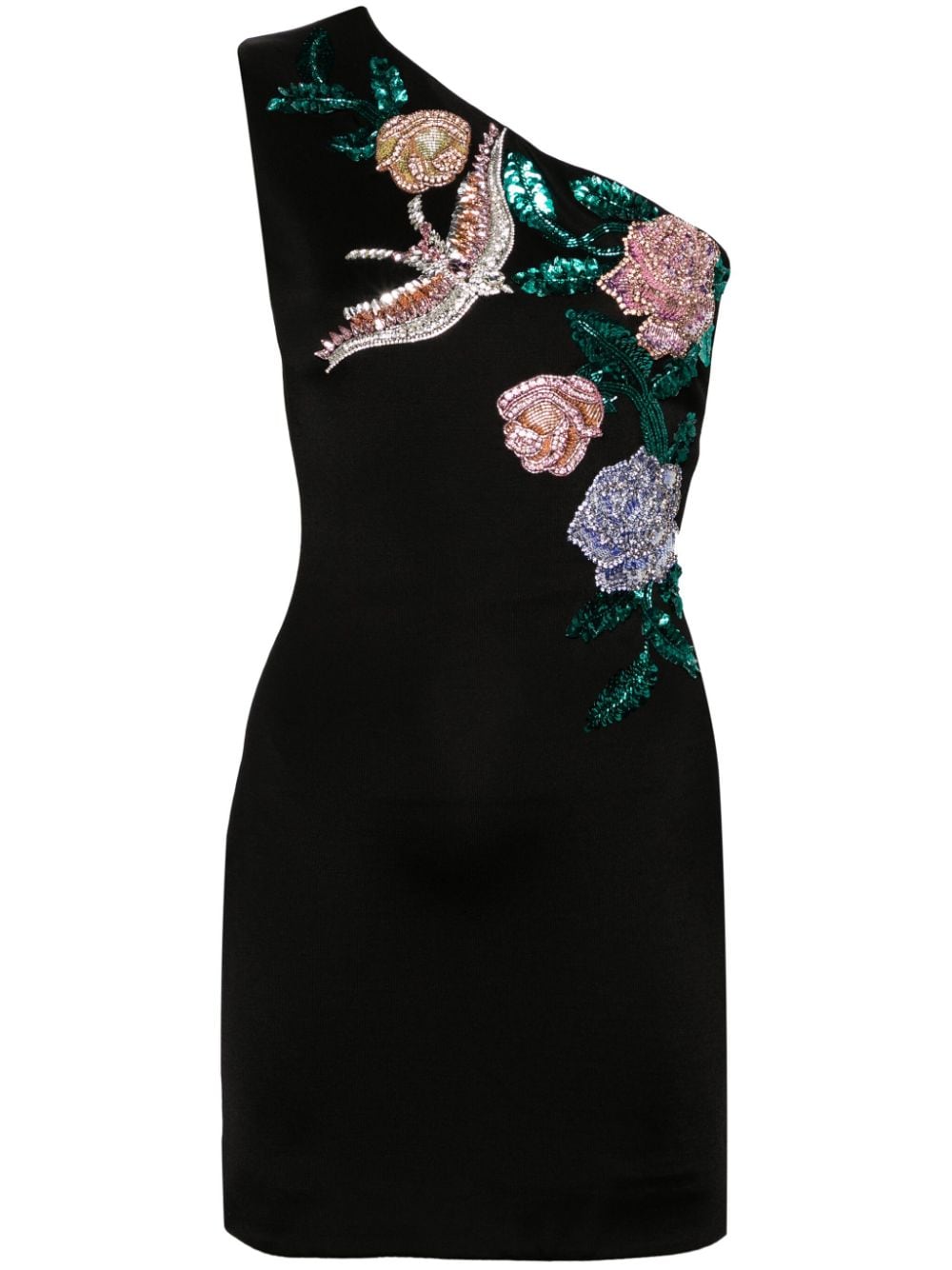 Balmain bead-embellished minidress - Black von Balmain