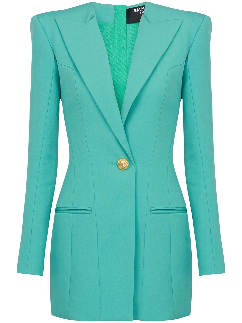 Balmain blazer-style wool dress - Blue von Balmain