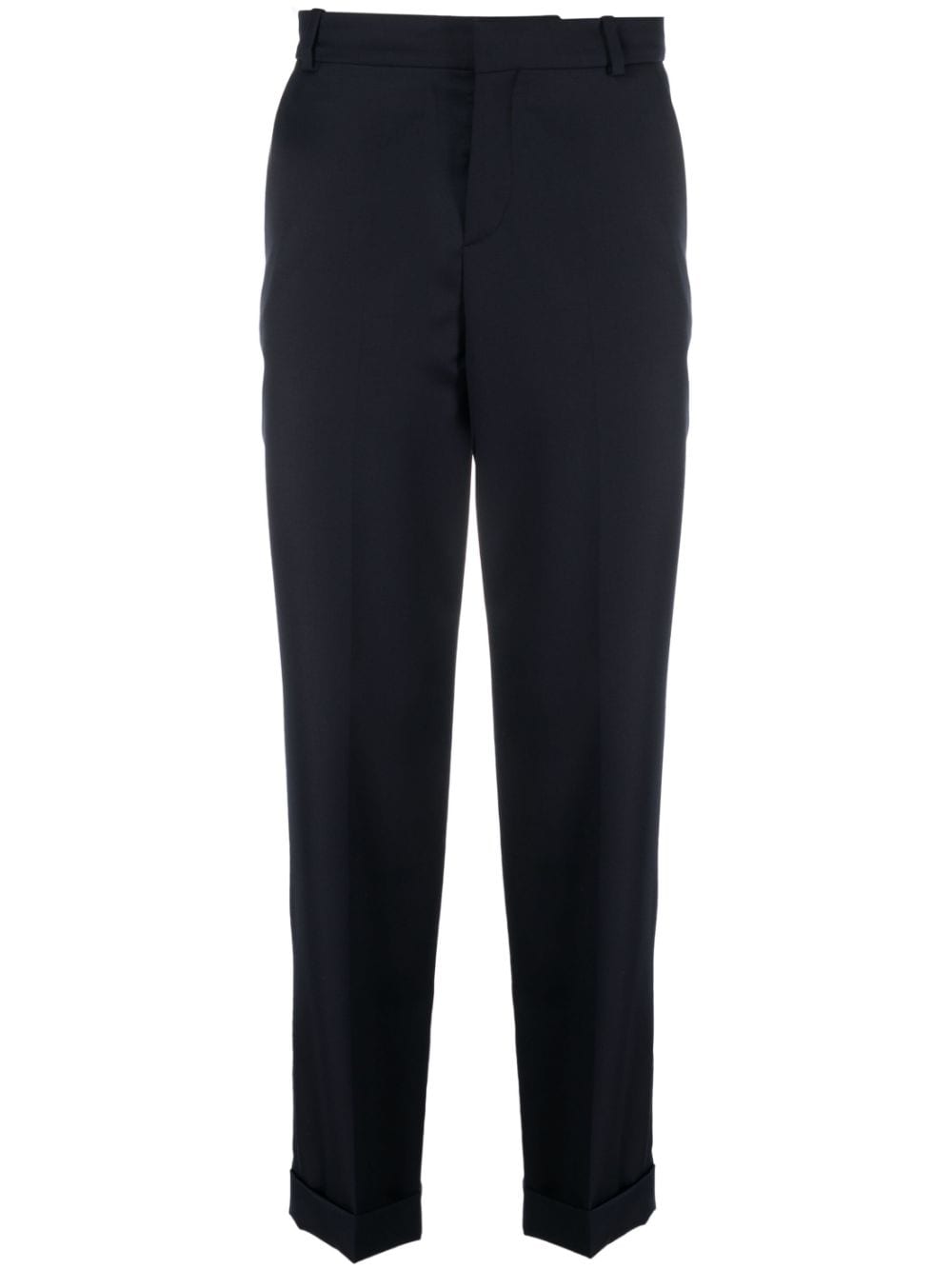 Balmain cropped straight-leg trousers - Blue von Balmain