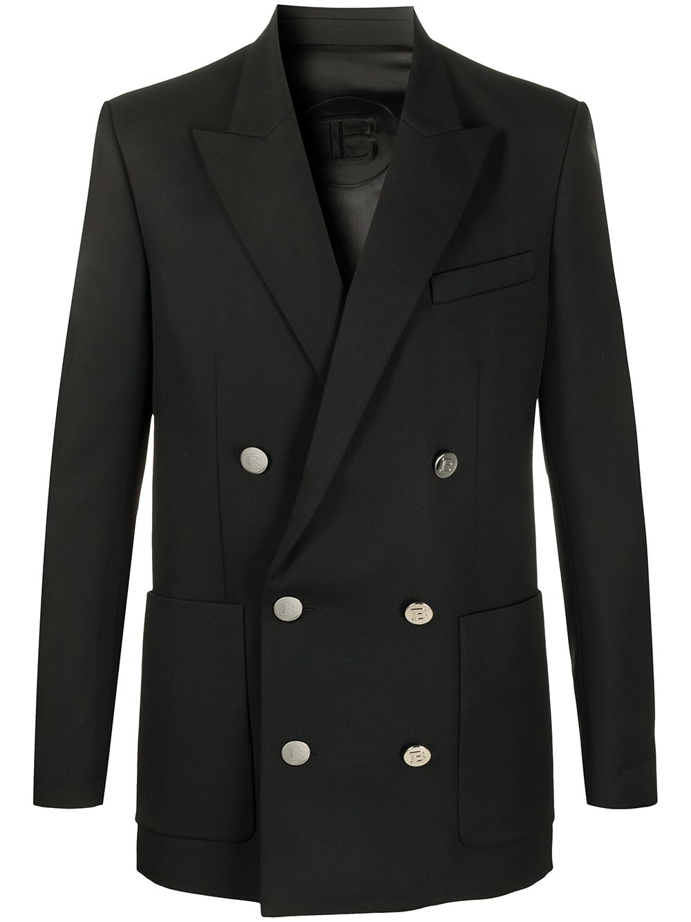 Balmain double-breasted blazer - Black von Balmain