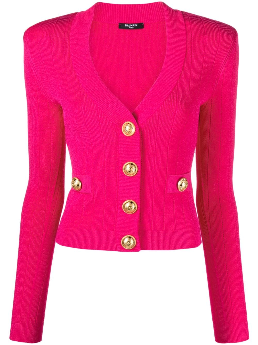 Balmain button-embellished cardigan - Pink von Balmain