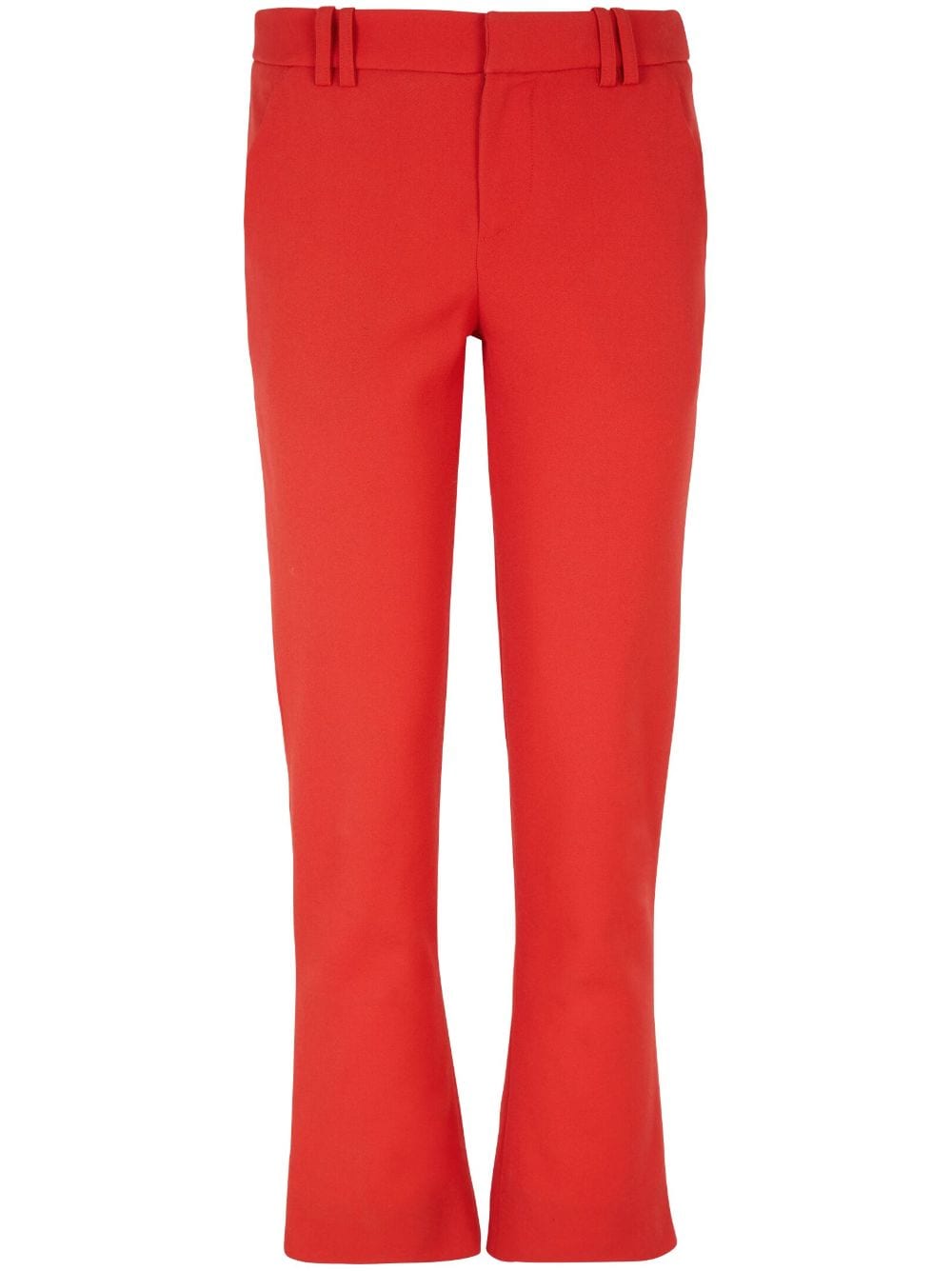 Balmain hook-fastening flared cropped trousers von Balmain