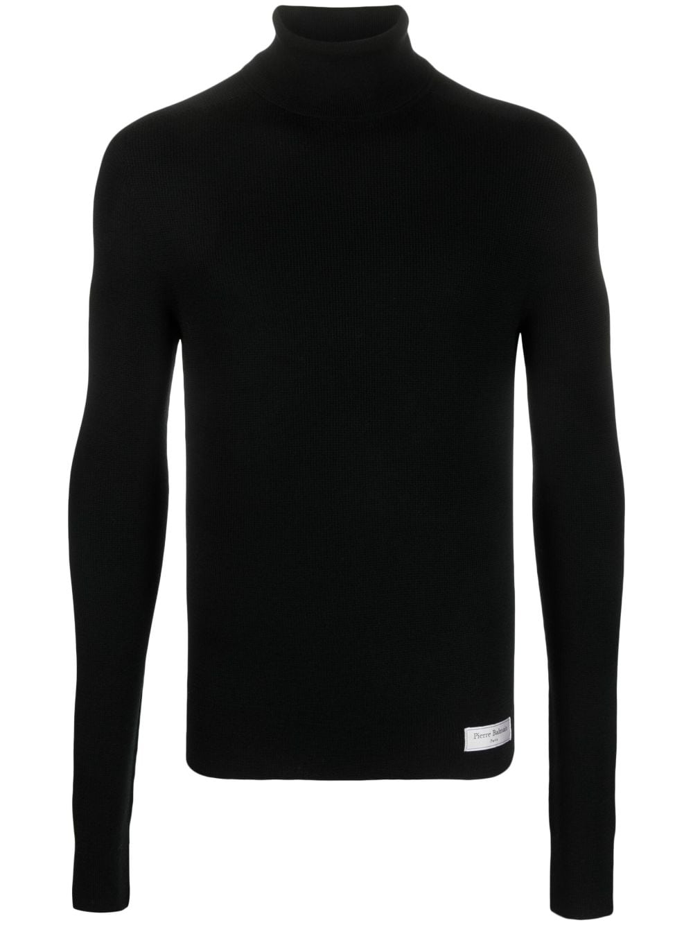Balmain high-neck merino-wool sweater - Black von Balmain