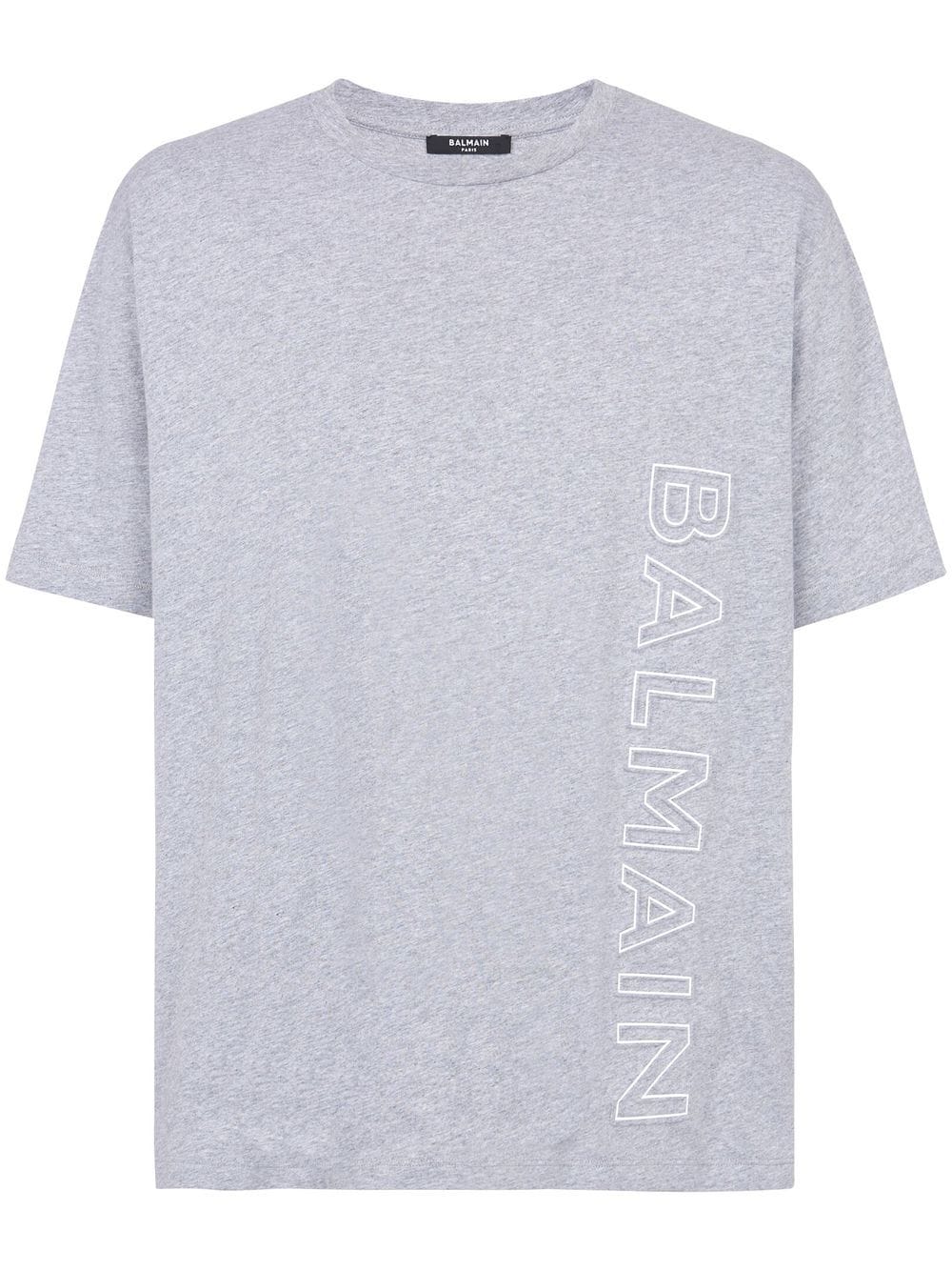 Balmain logo-detail T-shirt - Grey von Balmain
