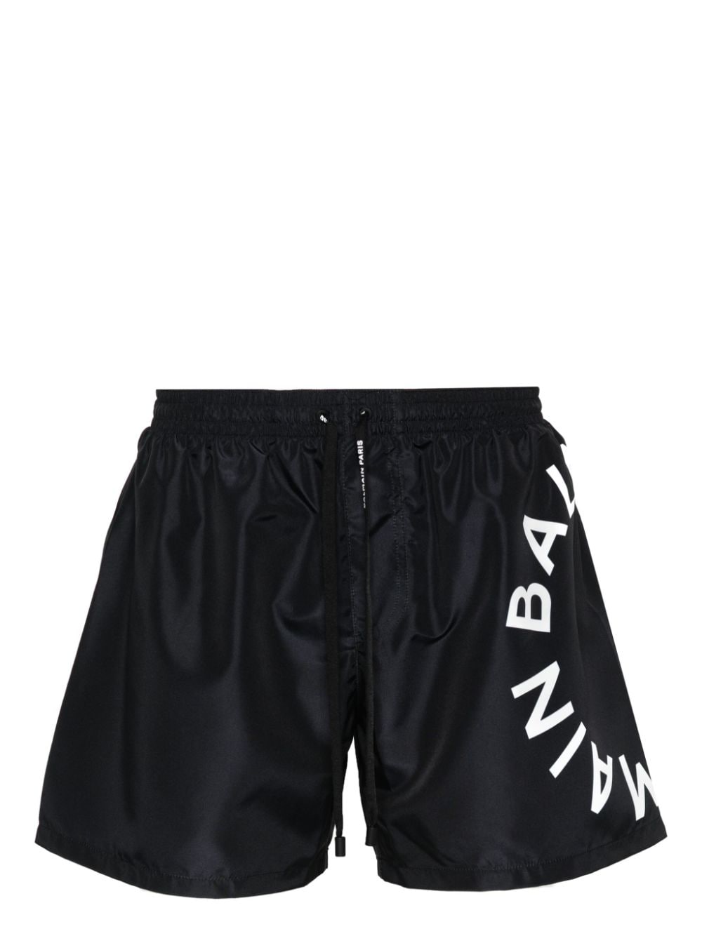 Balmain logo-jacquard swim shorts - Black von Balmain
