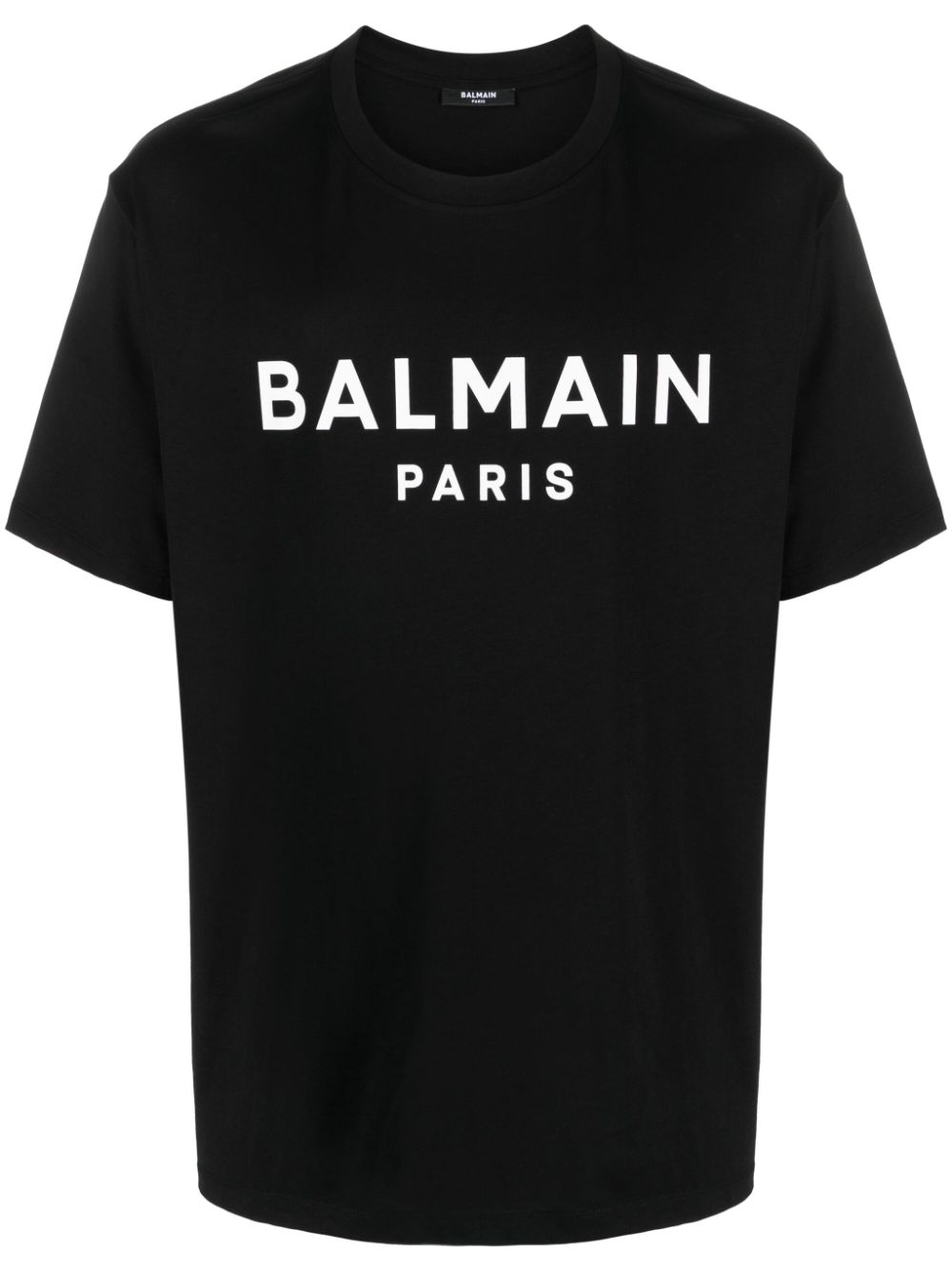 Balmain logo-print cotton T-shirt - Black von Balmain