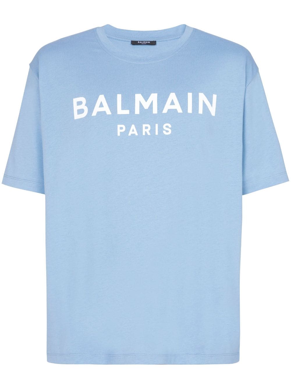 Balmain logo-print cotton T-shirt - Blue von Balmain