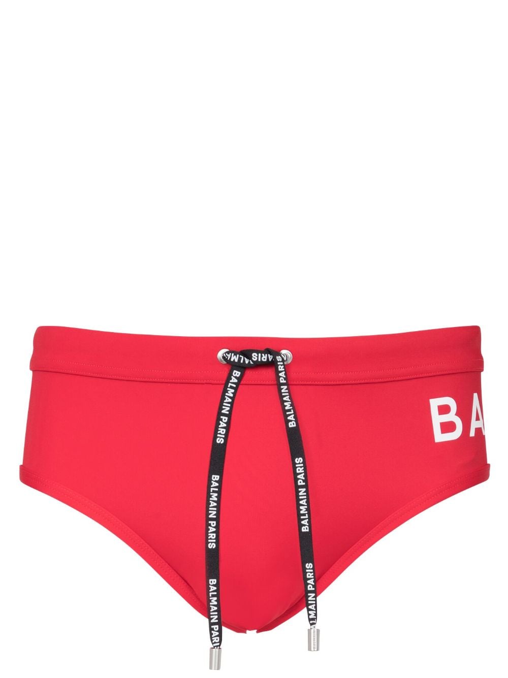 Balmain logo-print stretch-design briefs - Red von Balmain