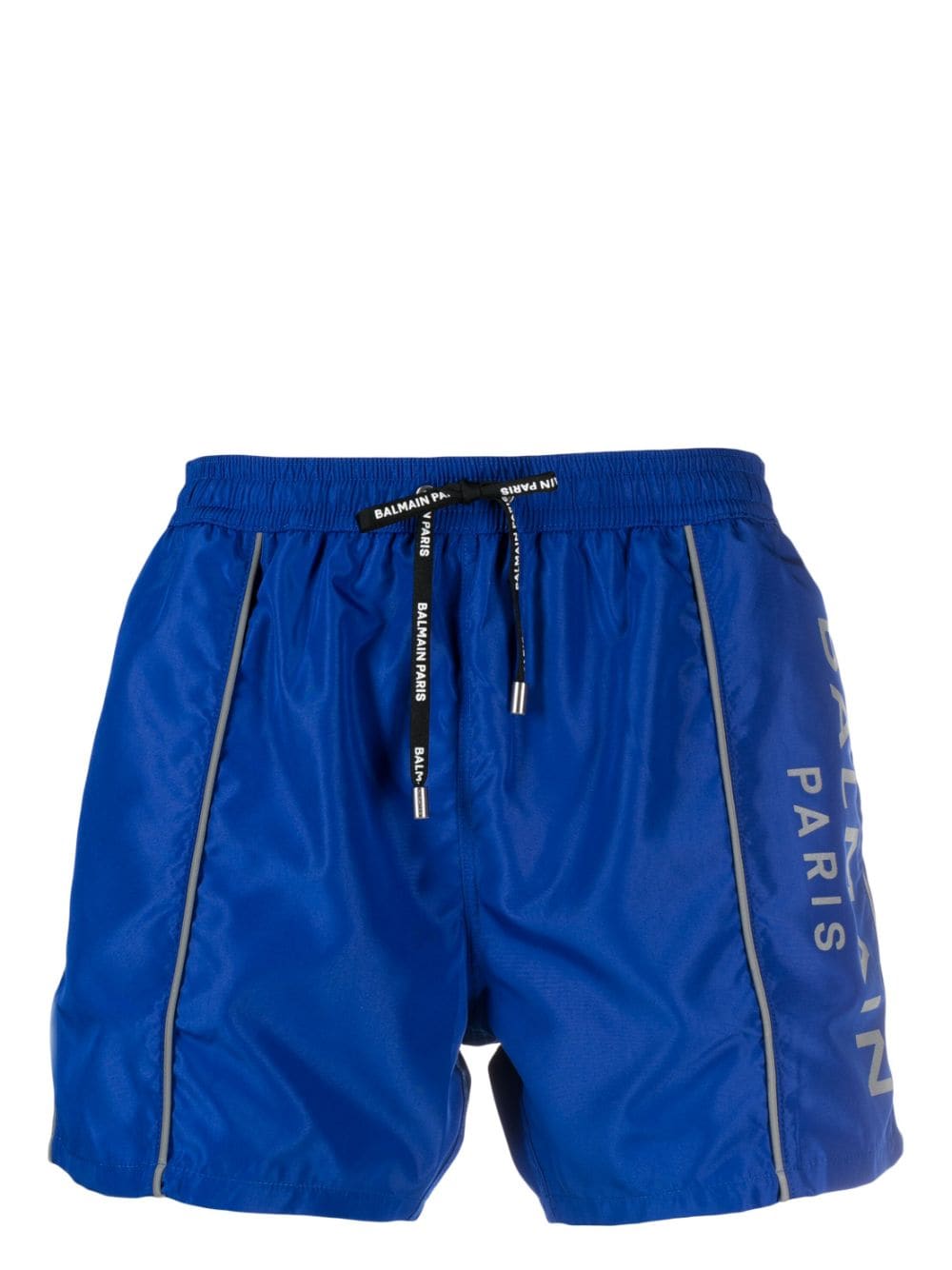 Balmain logo-print swim shorts - Blue von Balmain