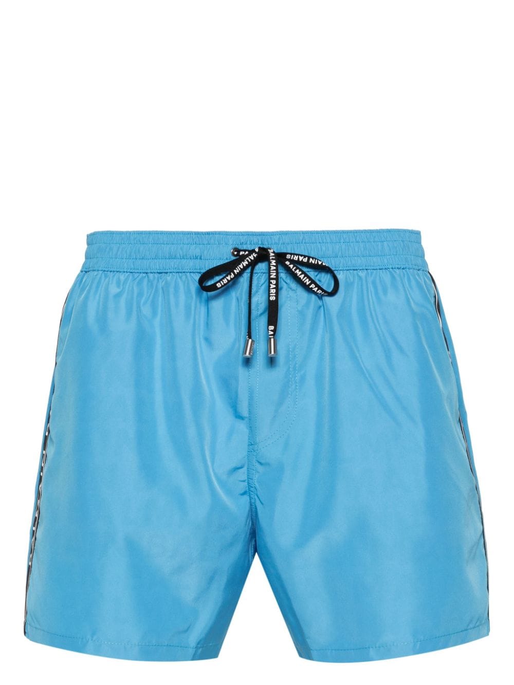 Balmain logo-print swim shorts - Blue von Balmain