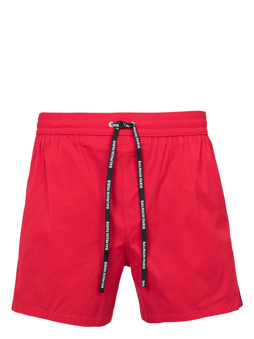 Balmain logo-print swim shorts - Red von Balmain