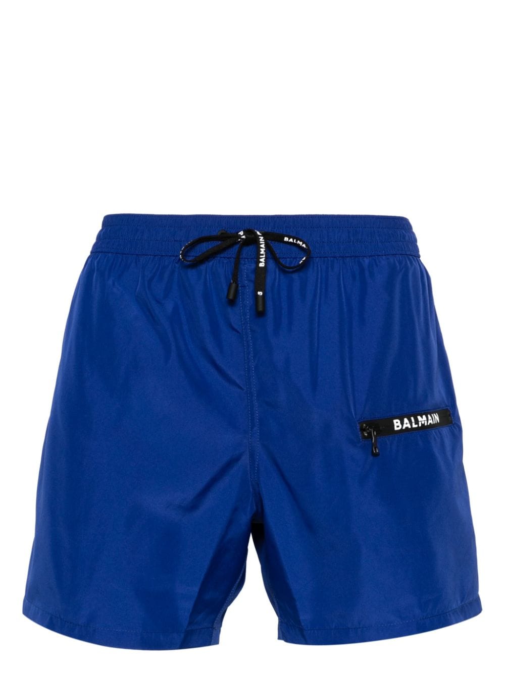 Balmain logo-print swimming shorts - Blue von Balmain
