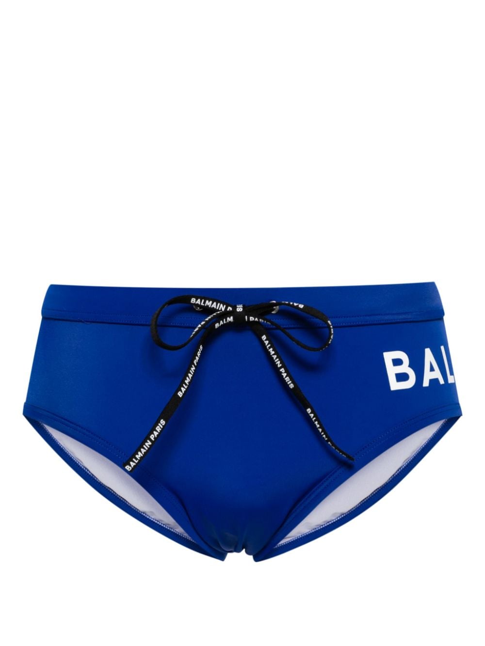 Balmain logo-print swimming trunks - Blue von Balmain