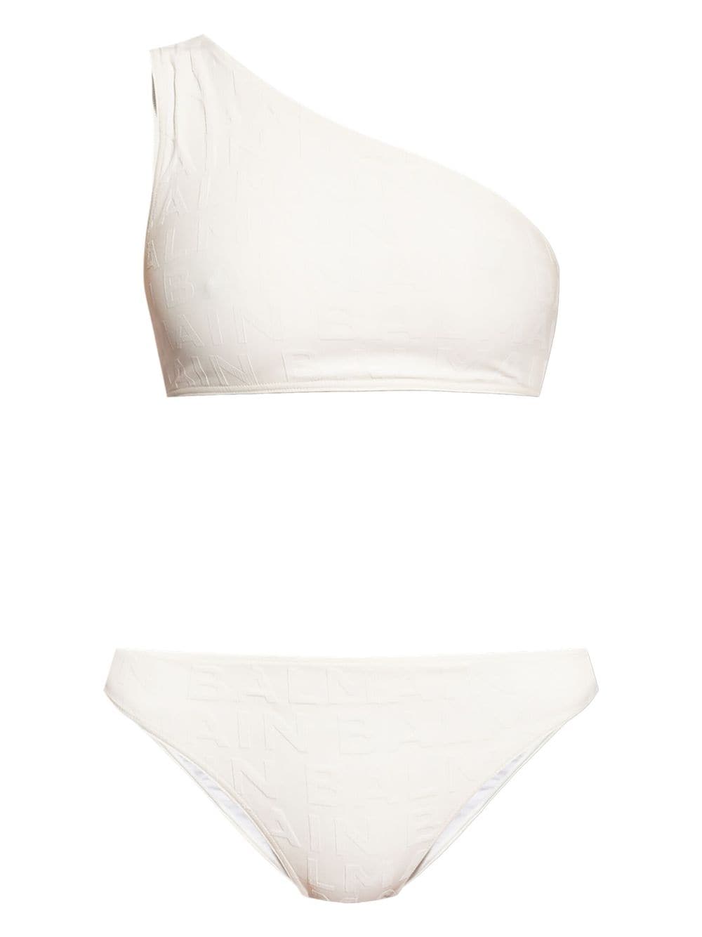 Balmain monogram bikini set - White von Balmain