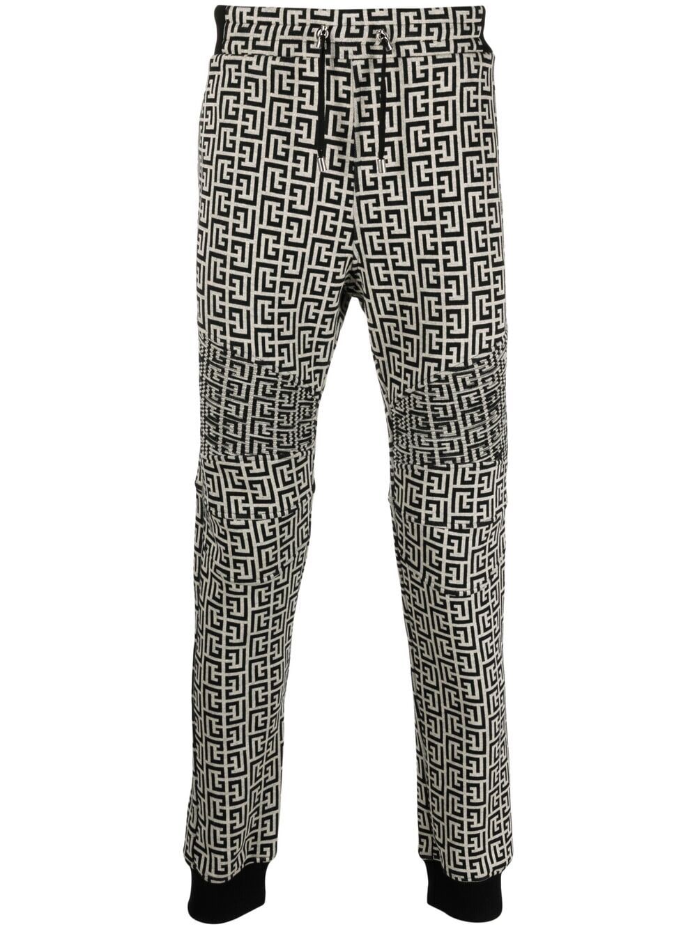 Balmain monogram track pants - Black von Balmain