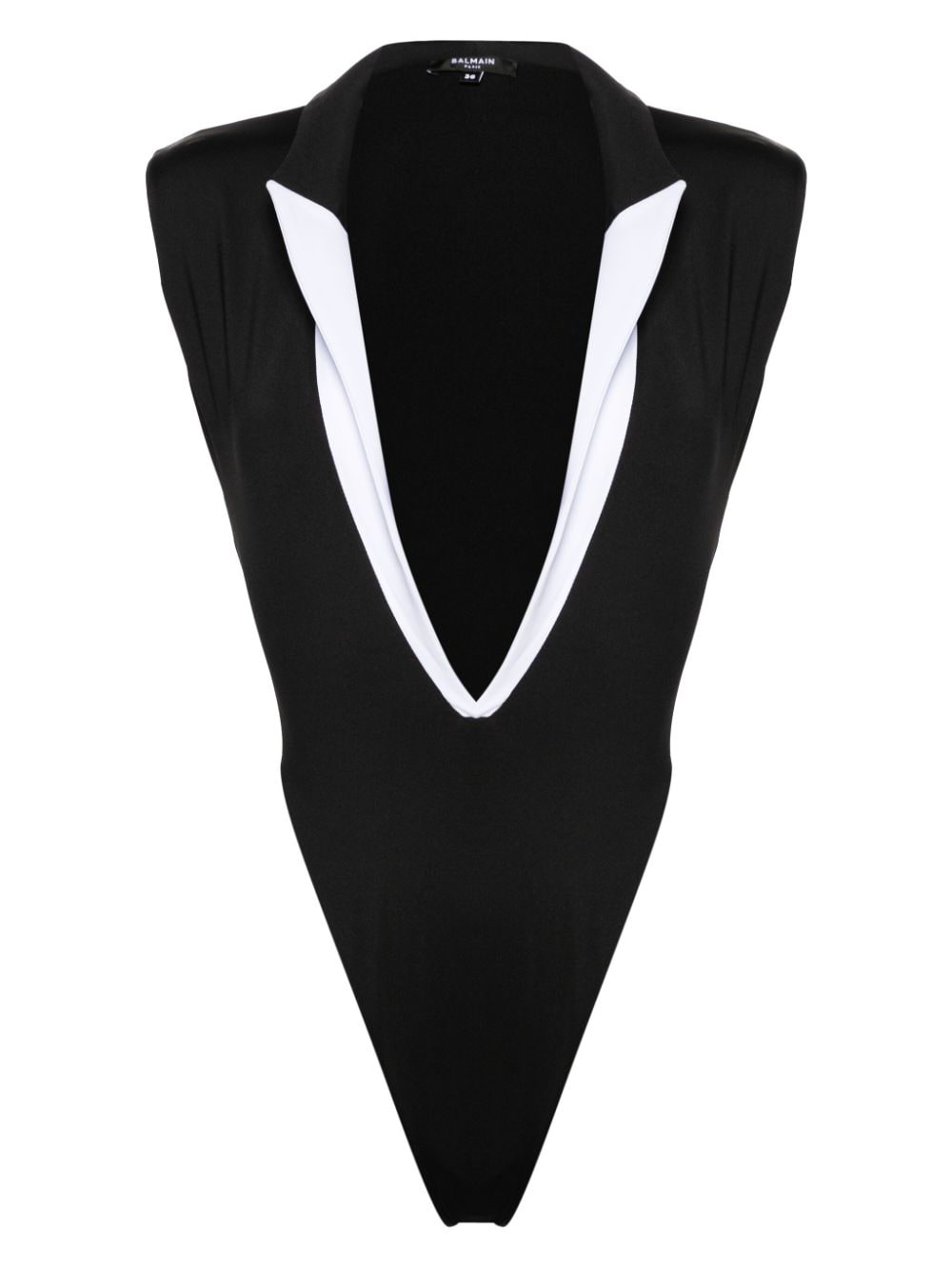 Balmain peak-lapels swimsuit - Black von Balmain