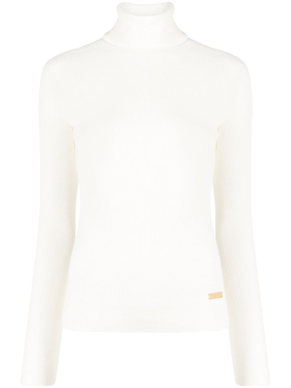 Balmain roll-neck merino-wool jumper - Neutrals von Balmain