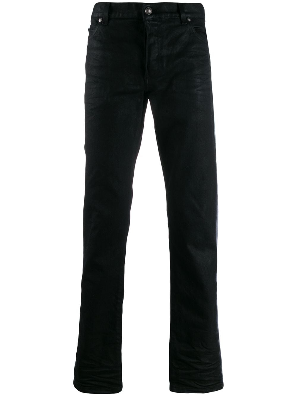 Balmain spray band jeans - Black von Balmain