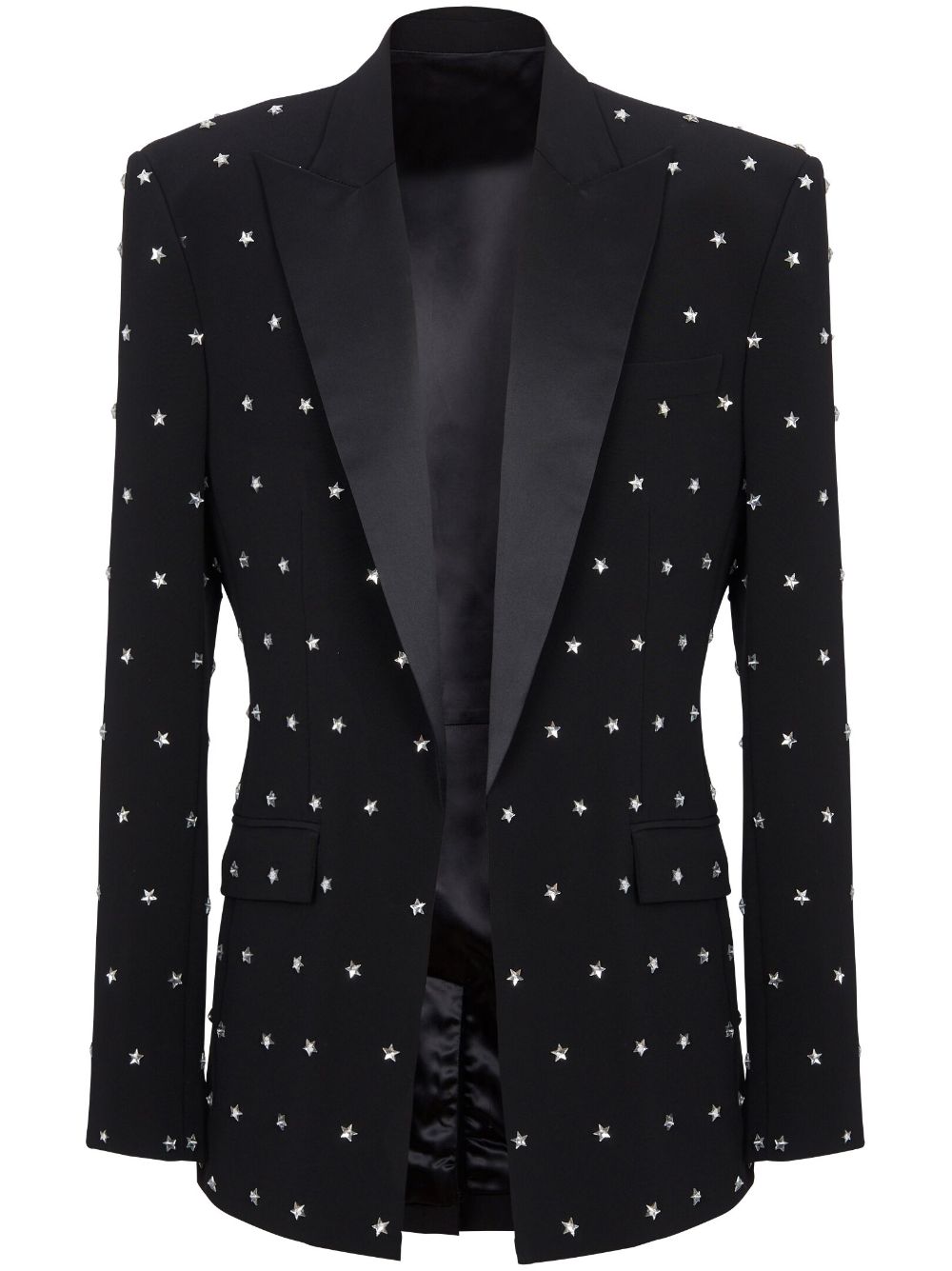 Balmain Stars-embroidered blazer - Black von Balmain